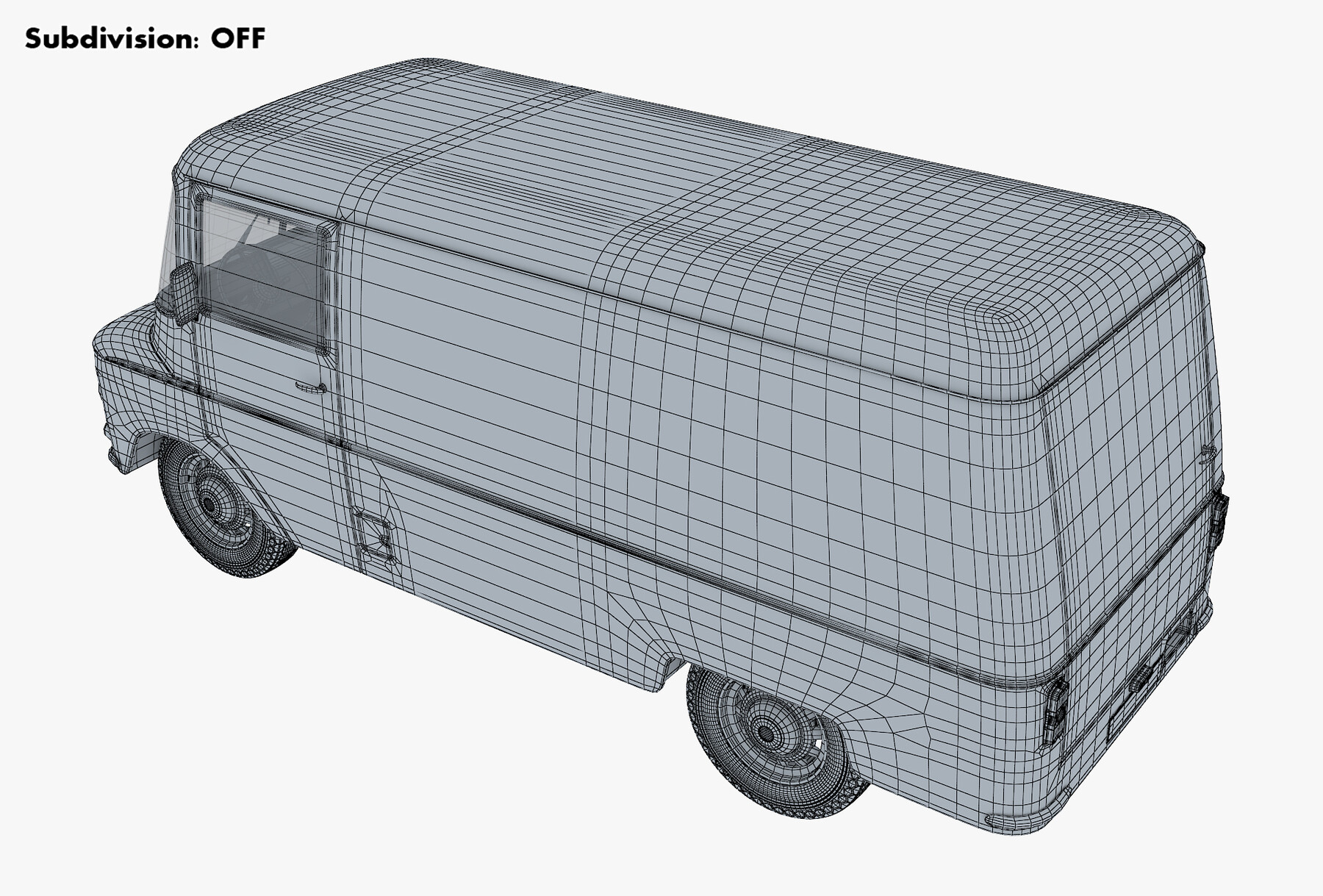 ArtStation - Generic Retro Cargo Van v 2 | Resources