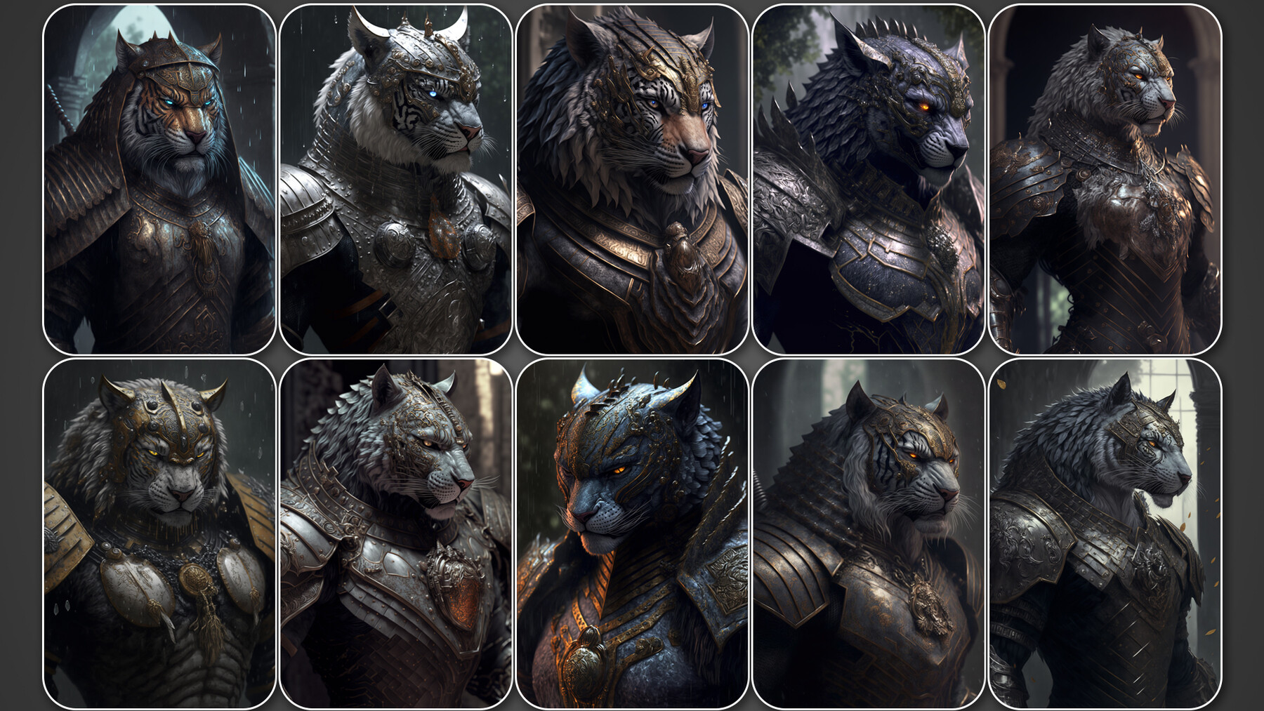 Artstation 200 Tiger Warrior Reference Pack Vol03 Artworks