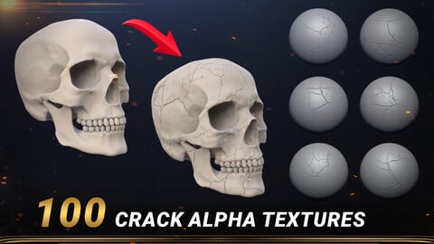 100 Delta Crack Alpha and Brush