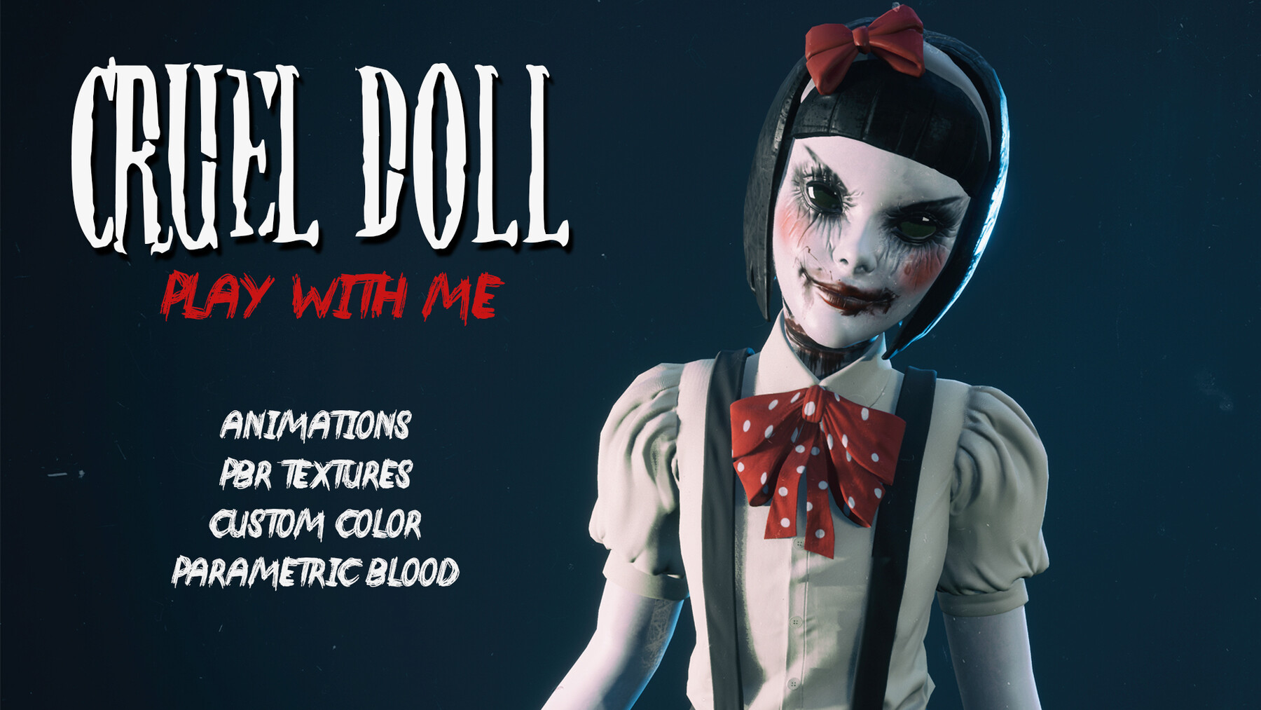 ArtStation Cruel Doll (UE) Game Assets