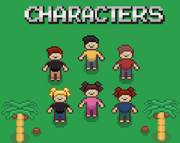 ArtStation - Pixel Art Characters | Game Assets