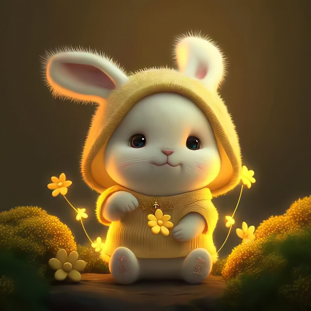 ArtStation - glowing bunny | Artworks