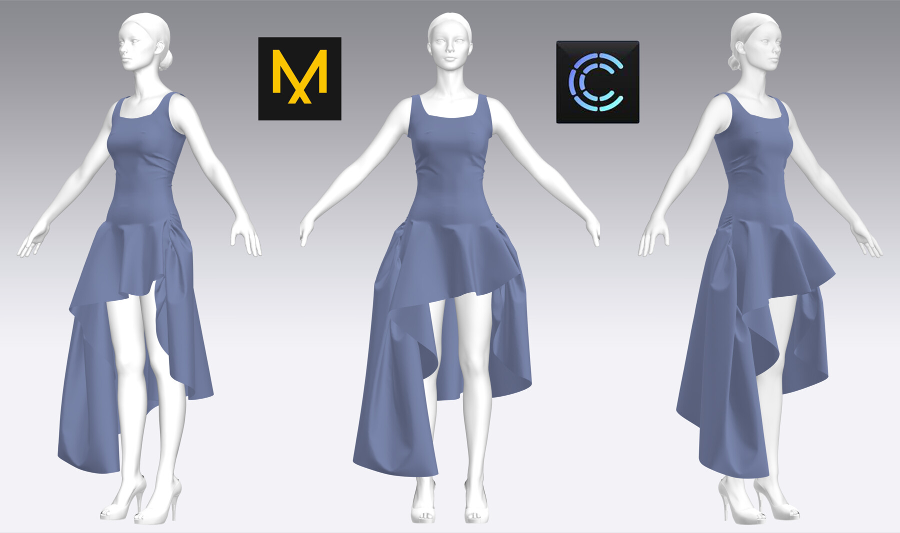 ArtStation - Dress Outfits MD CLO 3D ZPRJ ZPAC project files 3D model ...