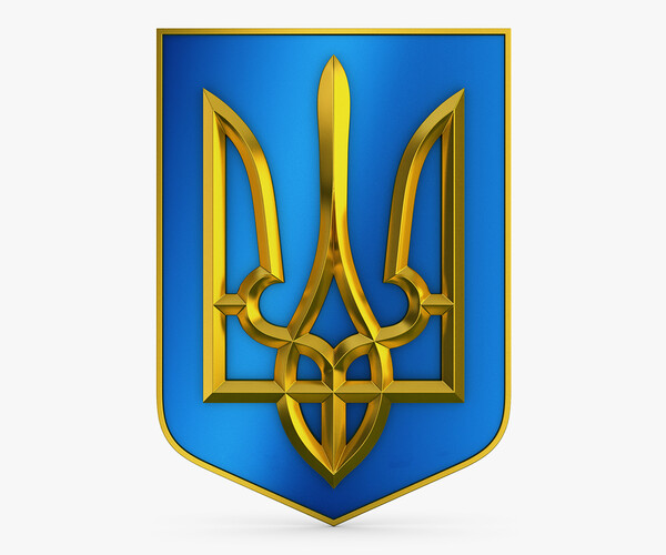 ArtStation - Ukraine State Emblem M 3 | Resources