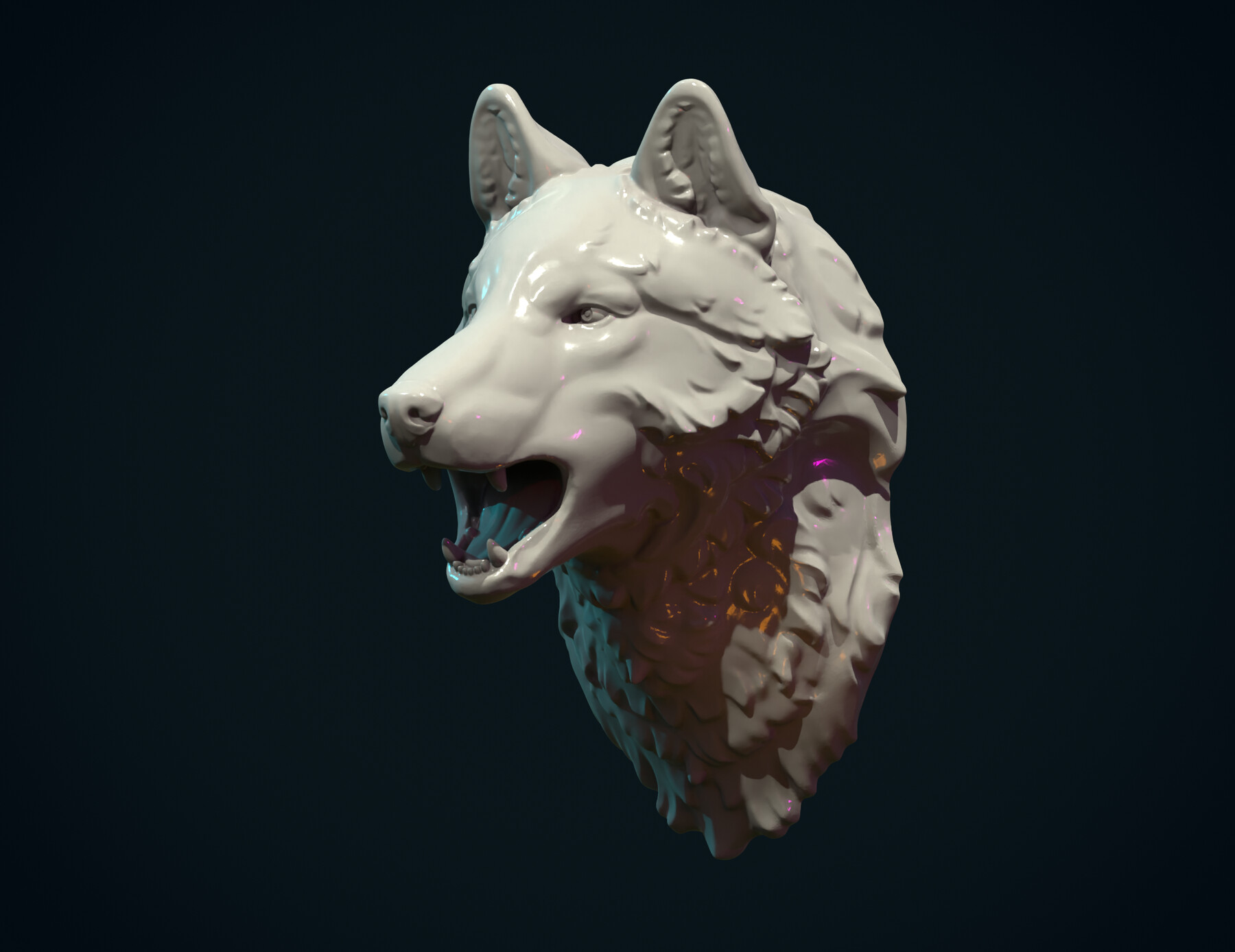 Artstation Wolf Head Resources