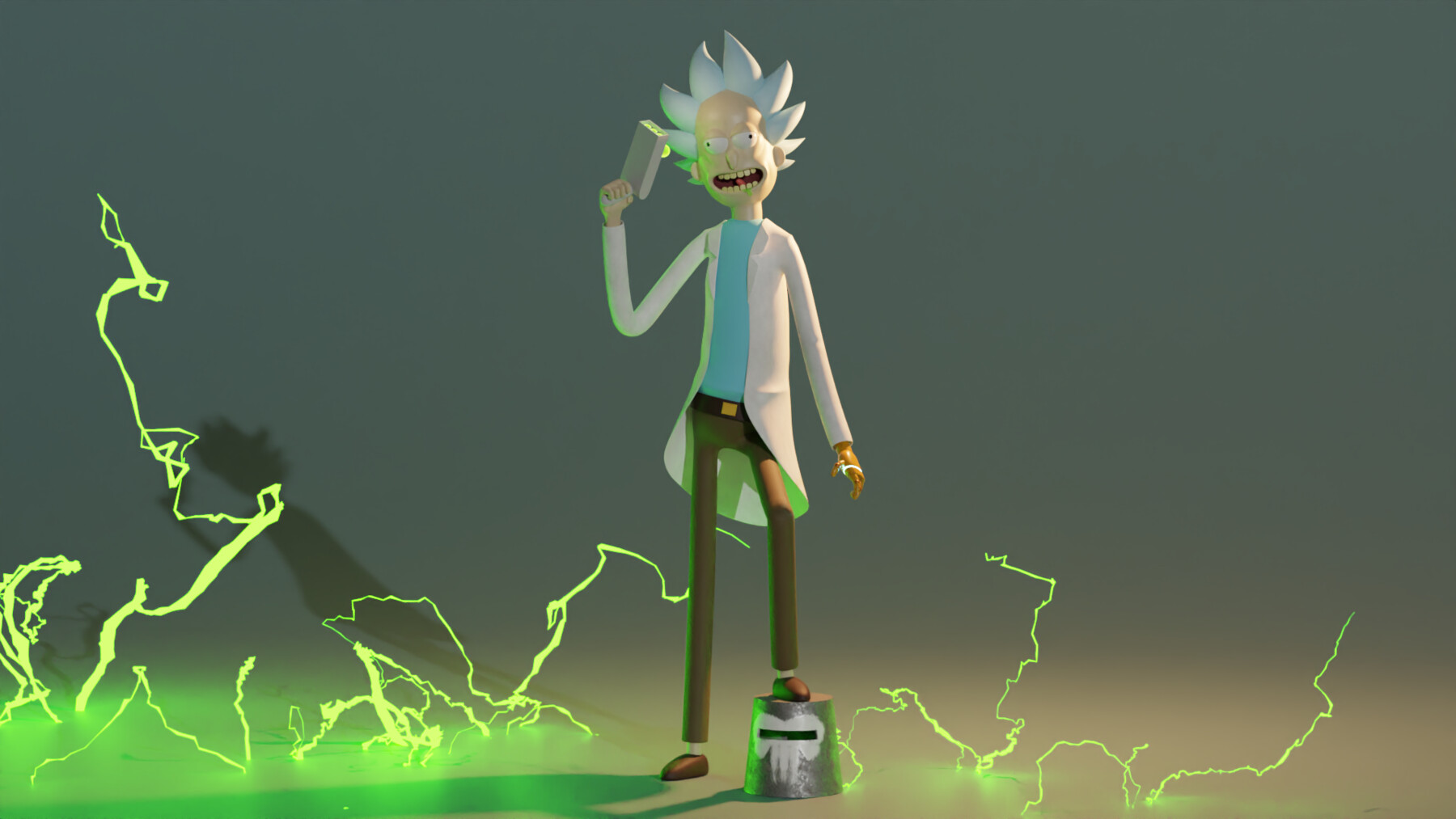 ArtStation - Rick Sanchez 3d Model (Rigged) | Resources