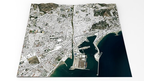 Cityscape Malaga Spain