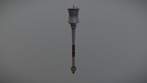 Stylized Metal Mace