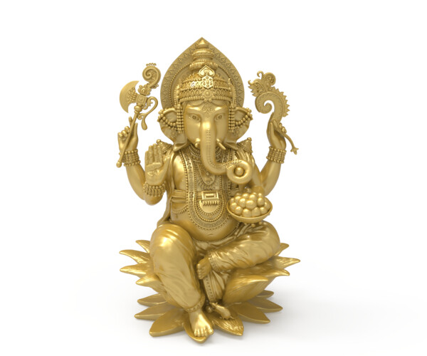 Artstation 3d Ganesha File3 3d Ganpati Ganesh Cad File Ganesha