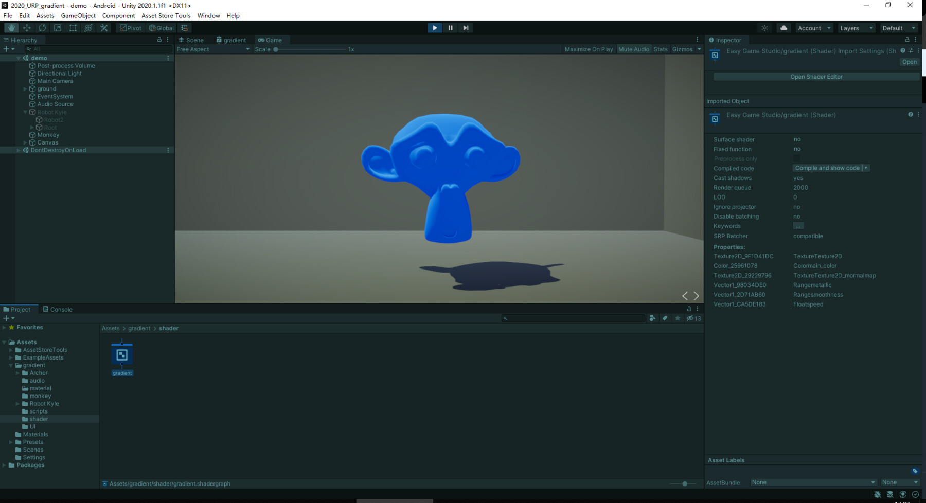 ArtStation - Unity VFX - Gradient Color Effect | Game Assets