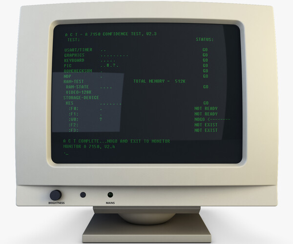 ArtStation - Retro Monitor Collection volume 1 | Resources