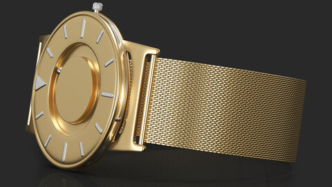 Bradley watch gold+silver