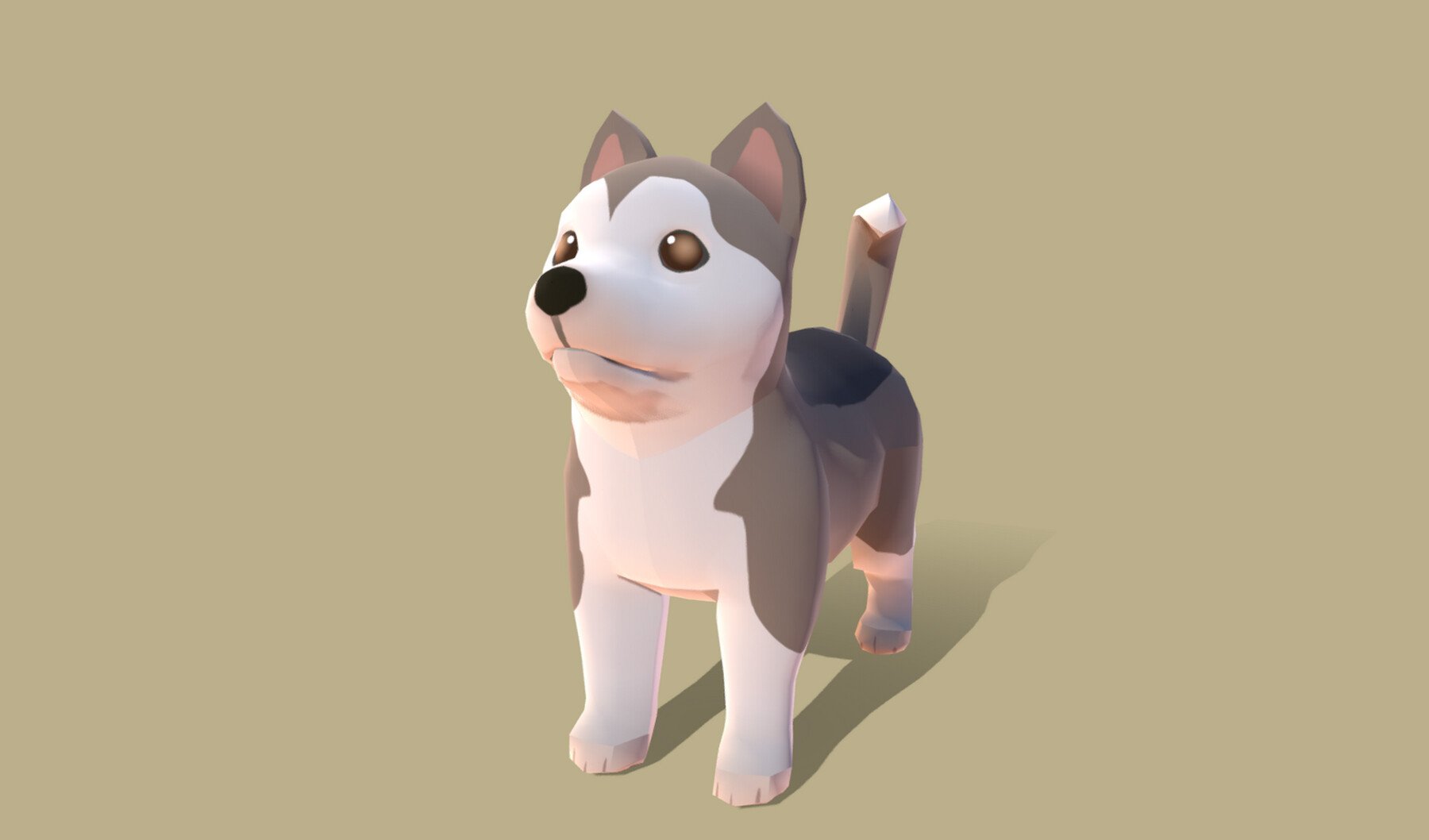 ArtStation - DOG Full Animations - Alaskan Malamute | Game Assets