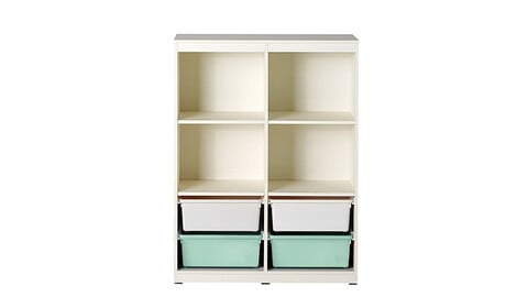 Samkids 2-tier storage bookshelf 870 Blossom