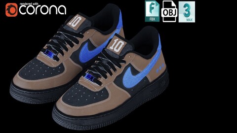 NIKE AIR FORCE 1 ARGENTINA SHOES Low-poly