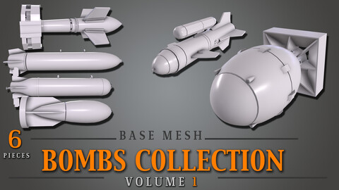 Bombs Collection VOL.1 - Base Mesh