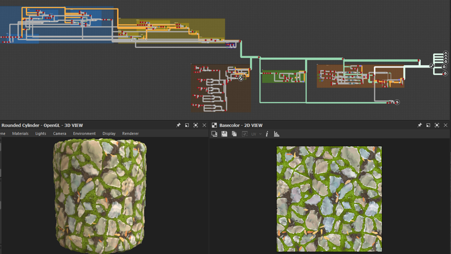 ArtStation - Stylized Stone Forest Floor - Substance 3D Designer File ...