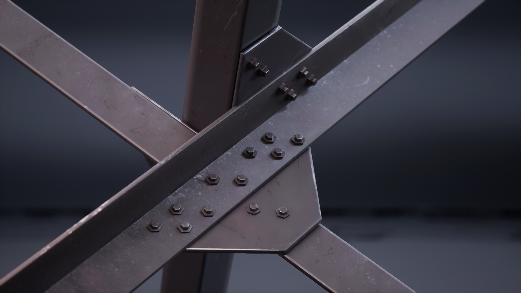 ArtStation - Military Czech hedgehog - anti-tank barrier | Game Assets