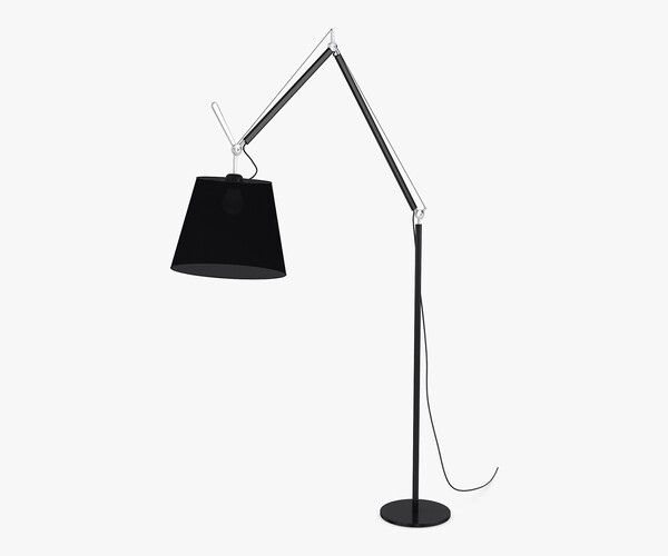 ArtStation - Artemide Tolomeo Mega Floor Lamp Black Satin | Resources