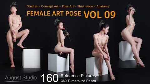 Female Art Pose - Vol 09 - Reference Pictures