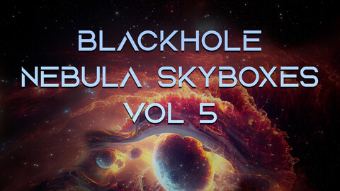 Abstract Nebula Skyboxes Volume 5 || Unreal Engine Project Included + Blackhole
