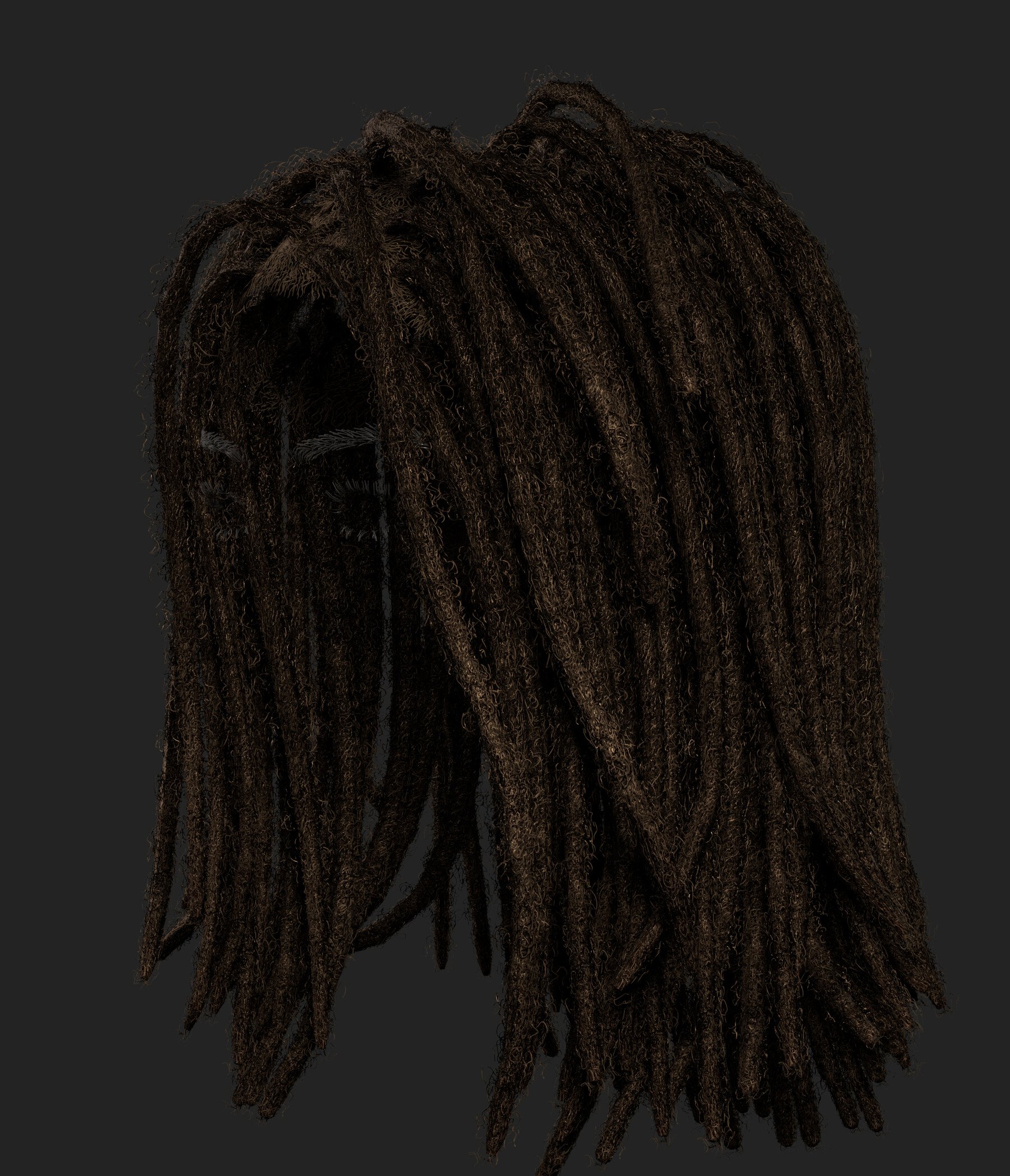 ArtStation - Dreadlocks Low Poly | Game Assets