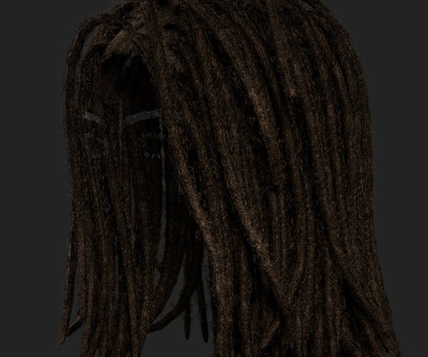 Artstation - Dreadlocks Low Poly 