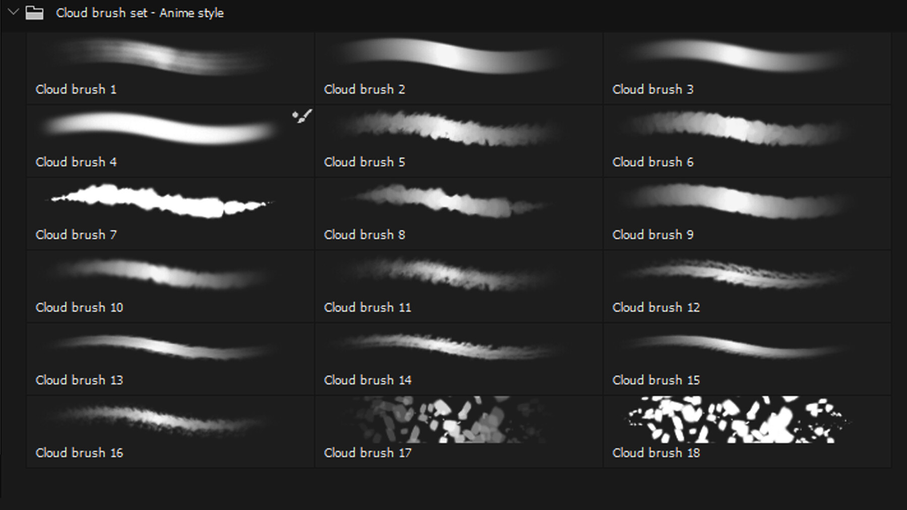 Cloud Brush Set (Anime Style) For Photoshop Painting Process Video | Anime  Cloud Brush Procreate | indiamilletinitiative.org