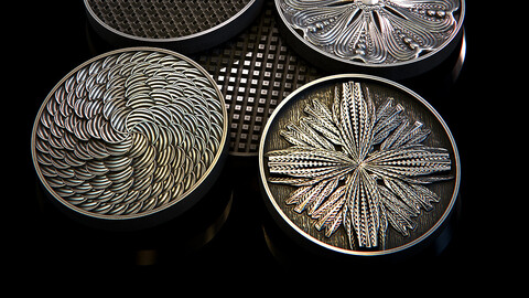 Fiber Laser Coin Set 12