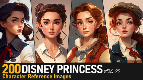 Disney Princess VOL.25|4K Reference Images