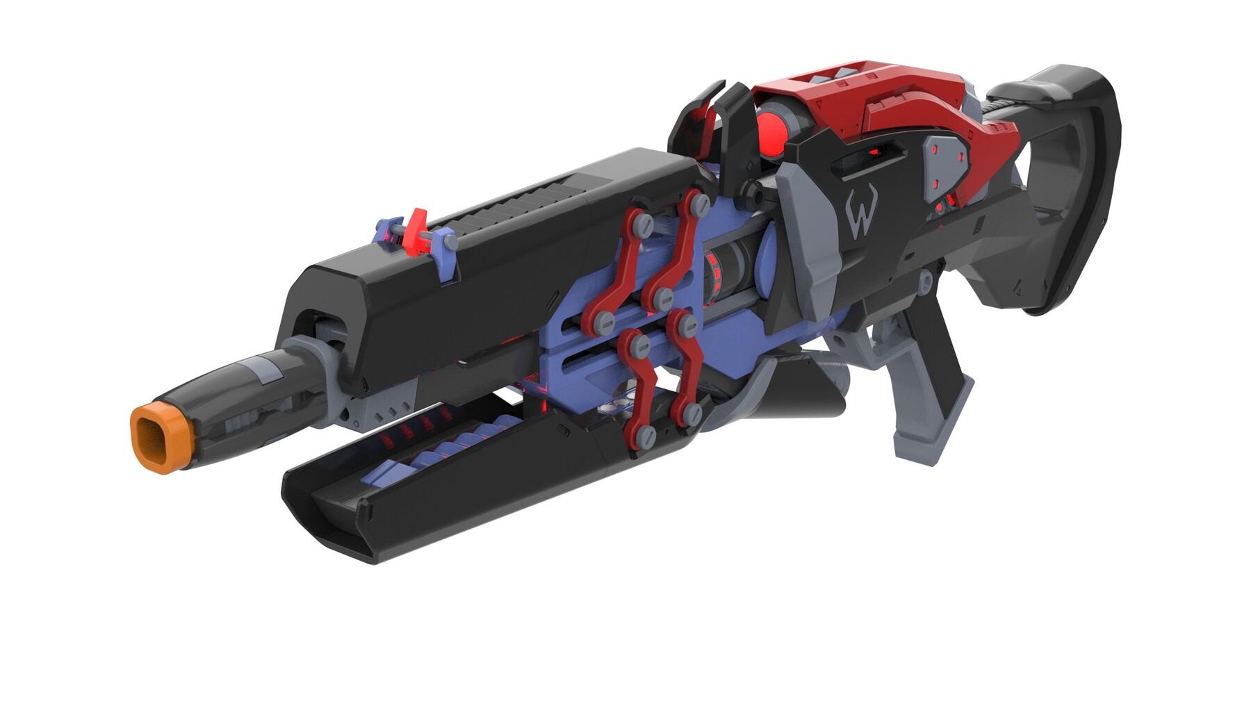 ArtStation Widowmaker Noire Skin Overwatch Printable 3d model STL files Resources