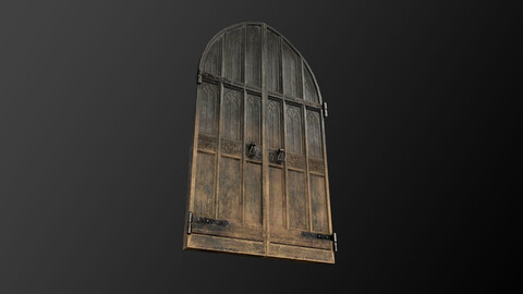 Medieval Wooden Door