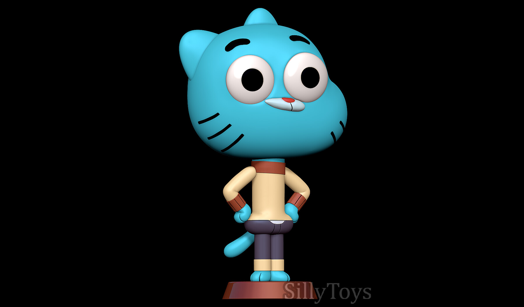 ArtStation - Gumball Watterson - The Amazing World of Gumball 3D print ...