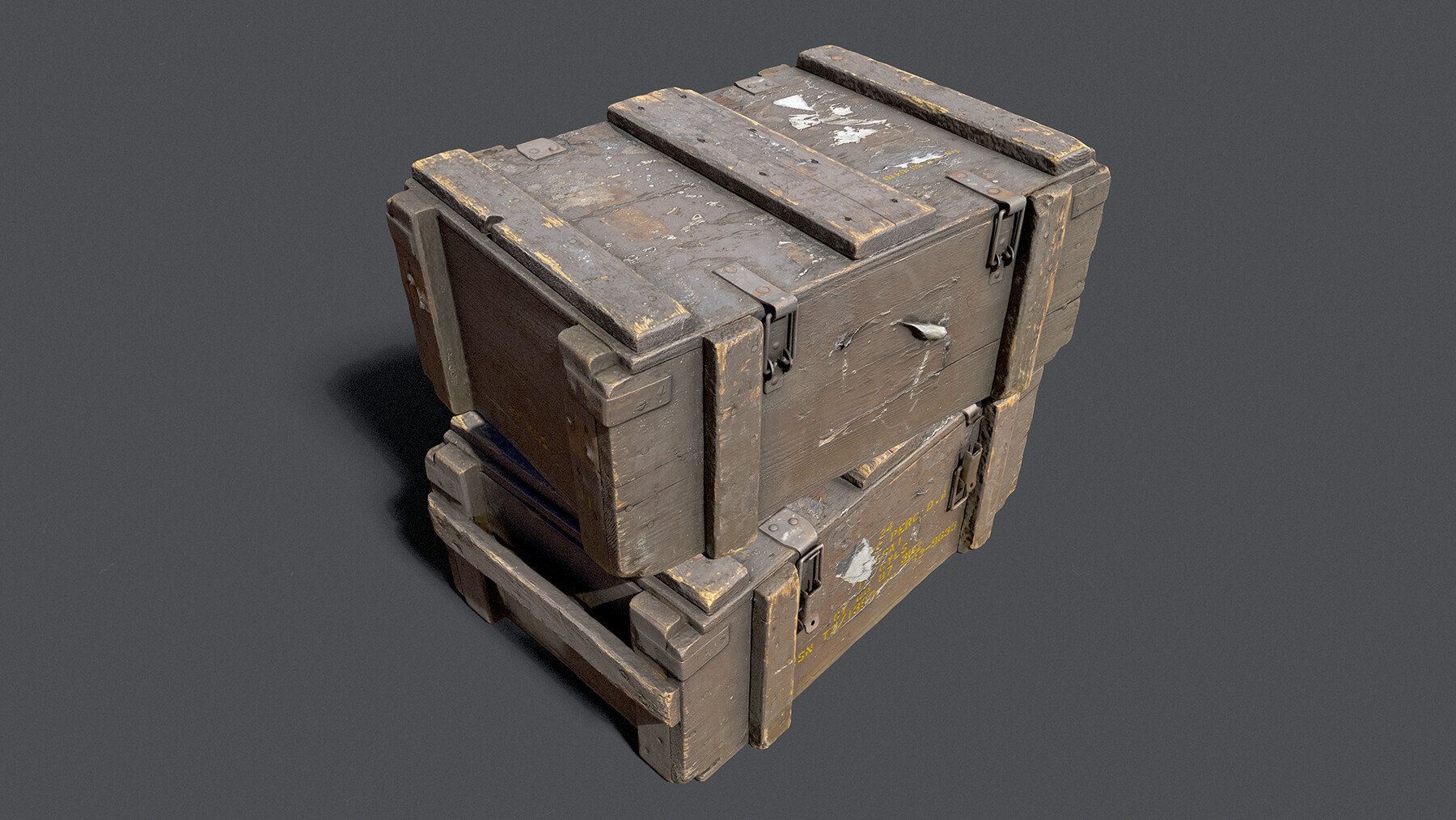 ArtStation - WW2 Ammo Box - Photogrammetry Scanned Game Asset | Game Assets