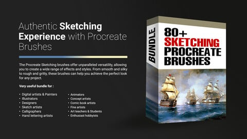 80+ Sketching Procreate Brushes