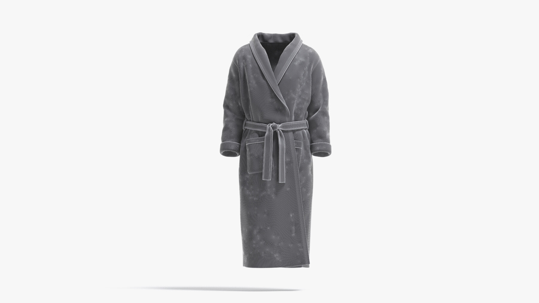 ArtStation White Hotel Bathrobe fabric spa bath robe Resources