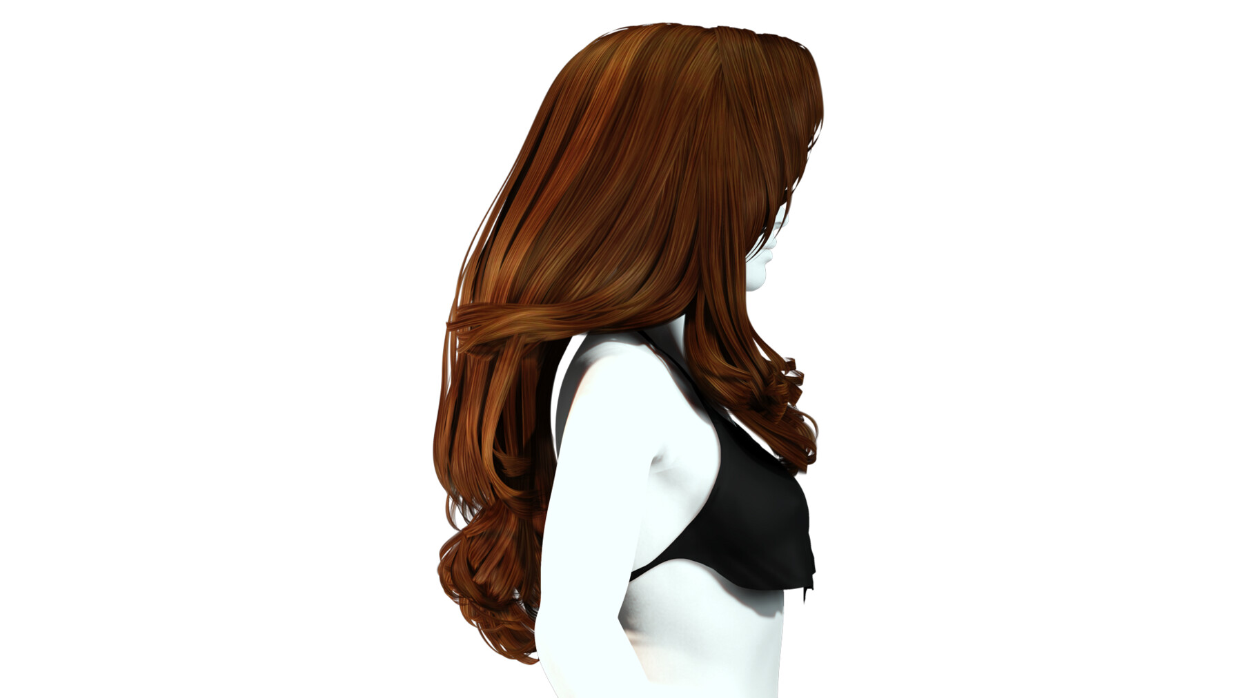 Roblox Dark Brown Hair PNG Transparent With Clear Background ID