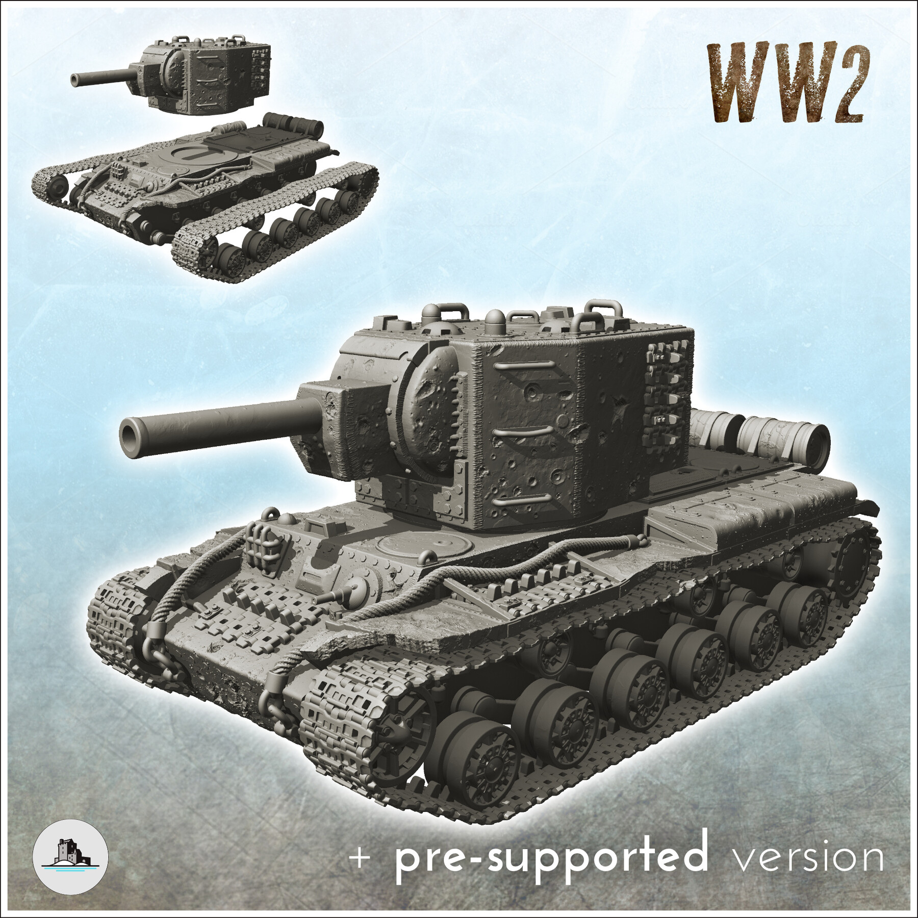 WW2 Tank - KV1 - Advanced Tank Blueprint in Blueprints - UE Marketplace