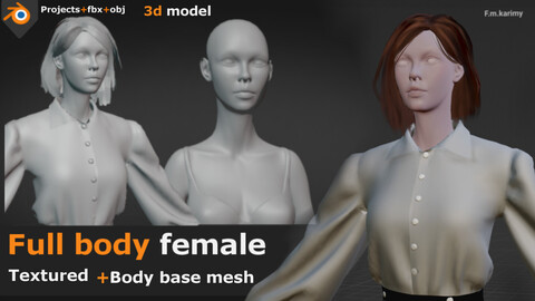 Full body female character