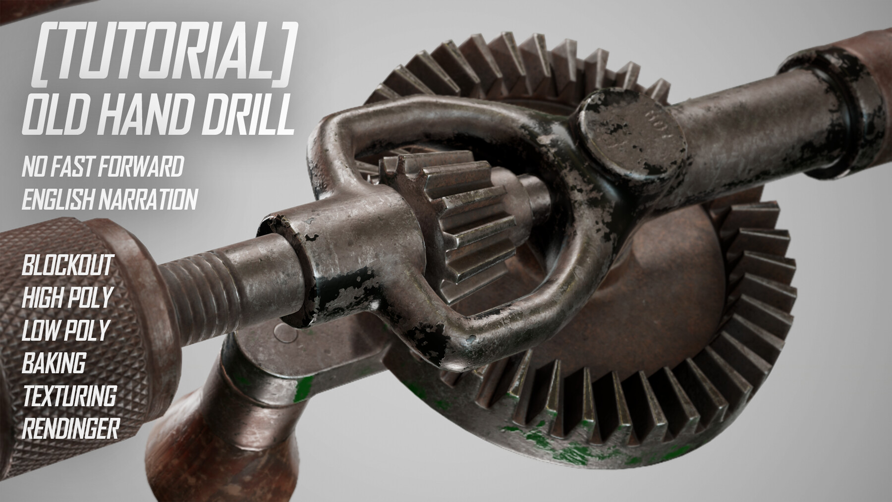 ArtStation [Tutorial] Old Hand Drill Tutorials