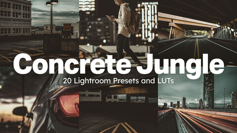 20 Concrete Jungle LUTs and Lightroom Presets