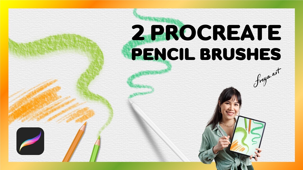 ArtStation Procreate Pencil Brushes 2 Procreate Colored Pencil