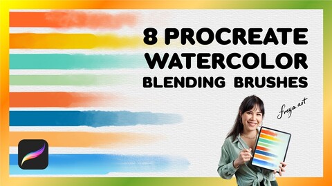 Blending Brush Procreate | 8 Procreate Watercolor Blending Brushes