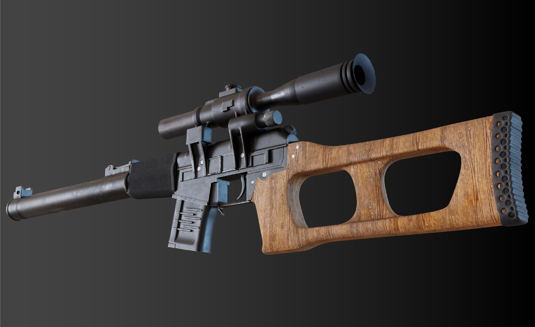 ArtStation - VSS Vintorez Gun | Game Assets