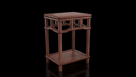 Chinese Ming Style Accent Side Table