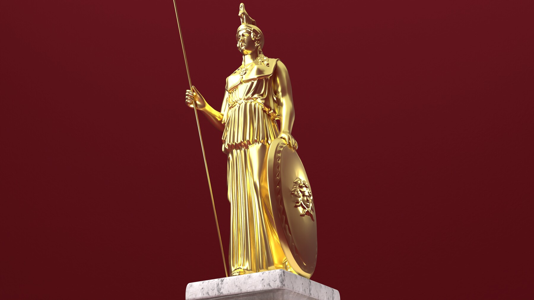 ArtStation - Athena Statue 4K | Resources