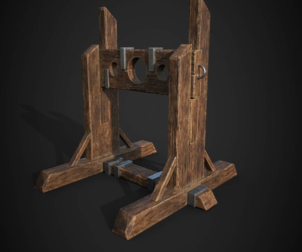 ArtStation - medieval pillory | Game Assets