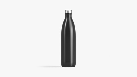 Black Aluminum Swell Sport Bottle - metal thermo water botle