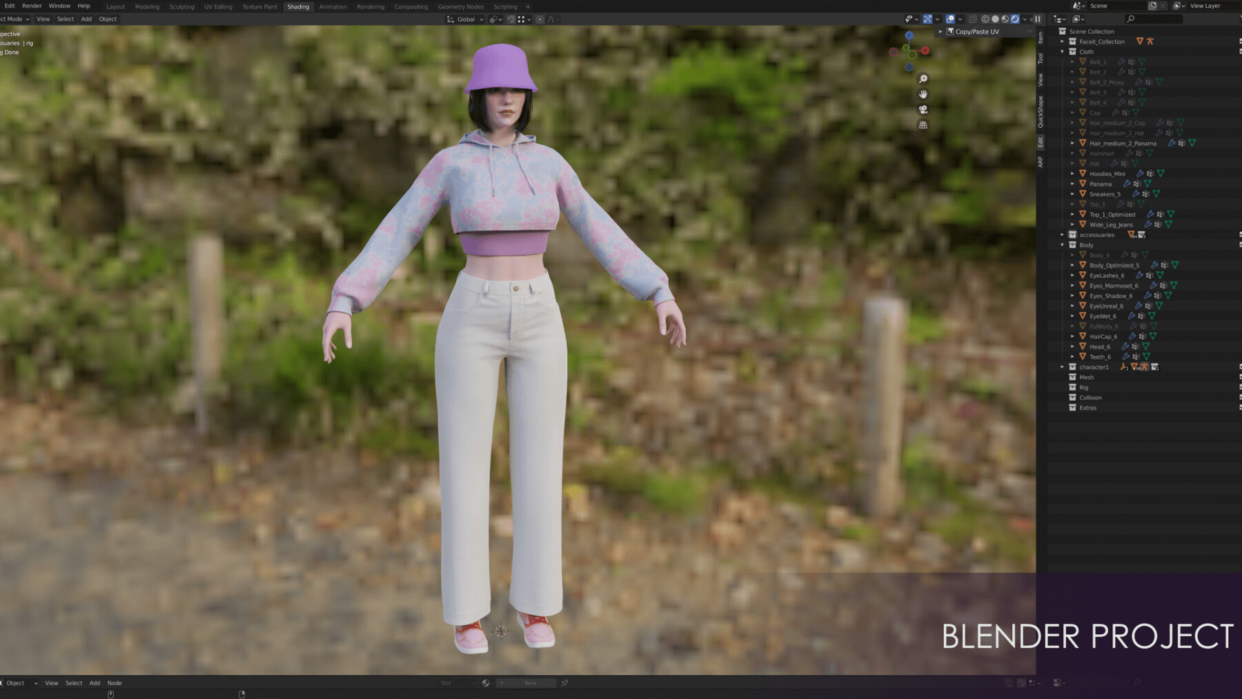 ArtStation - Casual Wear Girls Pack 1 - Game-Ready 3D characters for  Unreal, Unity, Blender | Game Assets