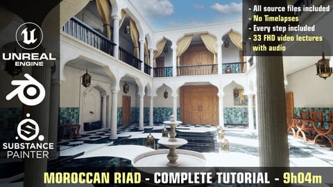Creating a Moroccan Riad Environment in Unreal Engine 5